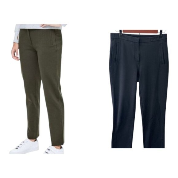 Lululemon On The Move Pants Women’s Size 4 Olive Green Black Stretch Lot of 2 - Picture 1 of 16